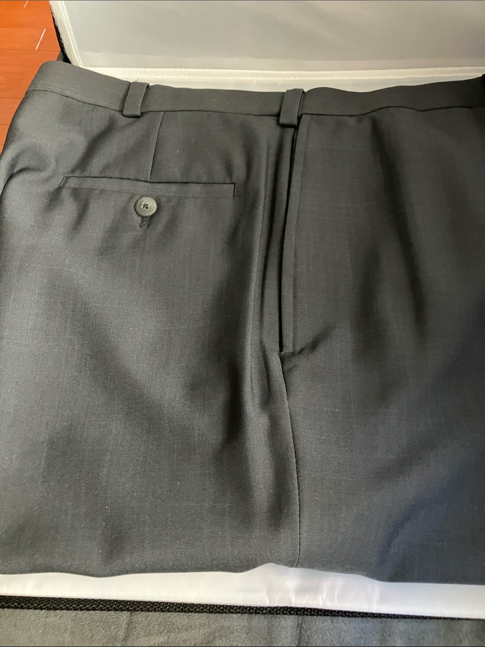 Haggar Men's Dress Pants — dark grey